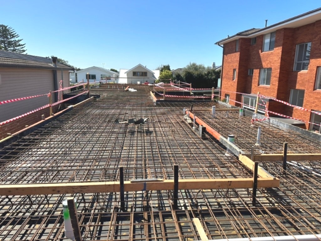 Concrete slab residential construction